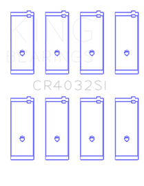 King Toyota SOHC 8V/16V / 4AGE/4AGEC/4AGELC DOHC 16V Silicon Bi-Metal Alum Rod Bearing Set