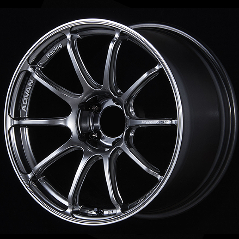 Advan RSIII 18x9.0 / +50 Offset / 5x100 / 63mm Bore / Racing Hyper Black and Ring