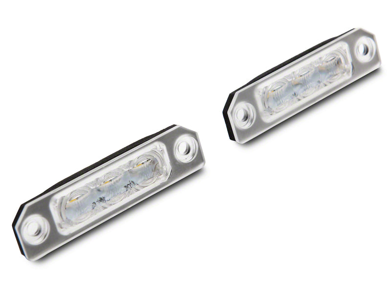 Raxiom 10-14 Ford Mustang Axial Series LED License Plate Lamps