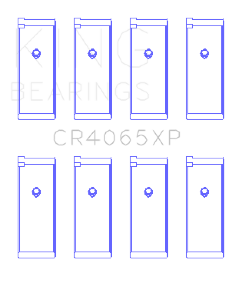 King Engine Bearings Nissan KA-24DE Performance Rod Bearing Set - Size STD