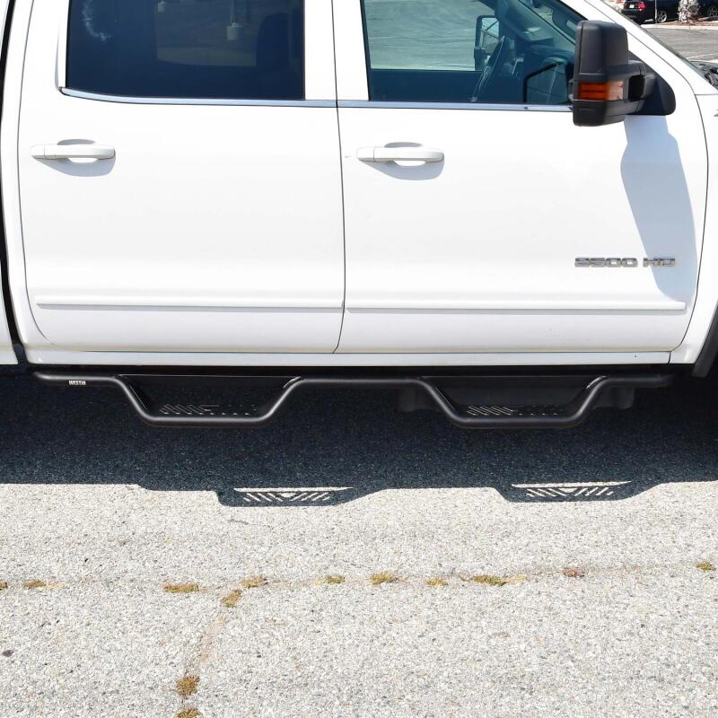 Westin 04-13 Chevrolet Silverado Outlaw Drop Nerf Step Bar - Textured Black