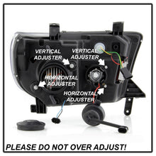 Load image into Gallery viewer, Spyder 07-09 Toyota Tundra Projector Headlights - Black (PRO-YD-TTU07V3PL-SEQ-BK)