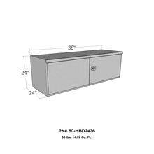 Load image into Gallery viewer, Westin/Brute HD Under Body 24in x 36in Barn Door w/ 3 Part Latch - Aluminum