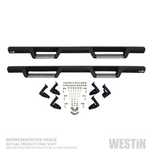 Load image into Gallery viewer, Westin 99-16 Ford F-250/350/450/550 Super Cab HDX Stainless Drop Nerf Step Bars - Tex. Blk