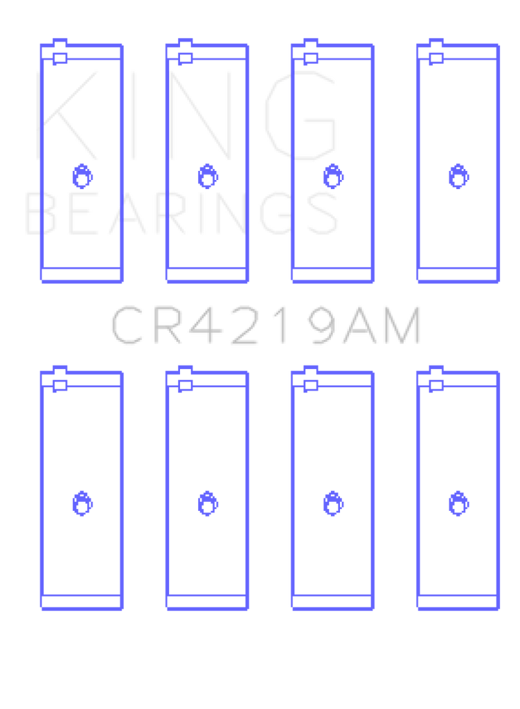 King Engine Bearings Toyota 1RZ Connecting Rod Bearing Set