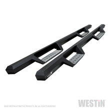 Load image into Gallery viewer, Westin 04-13 Chevy Silverado 1500 Crew Cab HDX Stainless Drop Nerf Step Bars - Textured Black