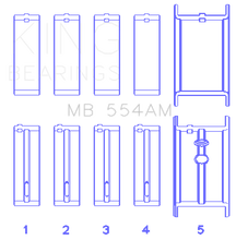 Load image into Gallery viewer, King Engine Bearings GM 265/283/302/327 8 Cyl (Size STD) Main Bearing Set