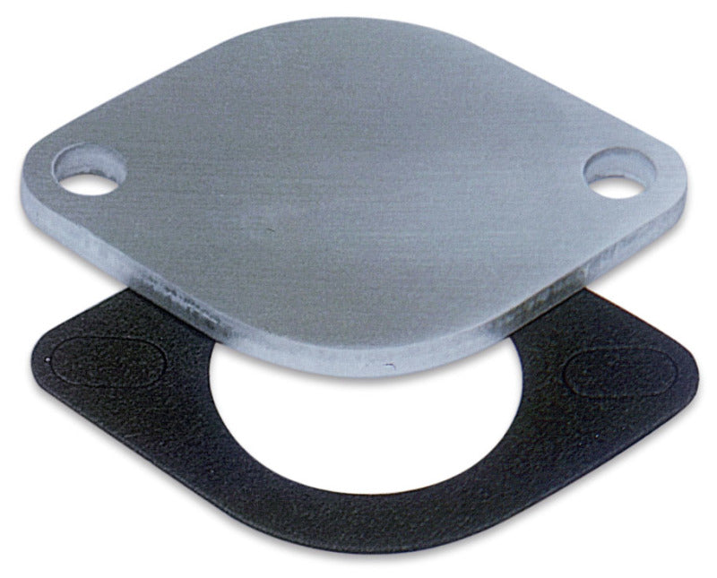 Moroso Chevrolet V8/90 Degree V6 Waterneck Block-Off Plate - 1/2in - Aluminum