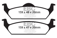 Load image into Gallery viewer, EBC 03-04 Dodge Dakota 2WD 3.9 Ultimax2 Rear Brake Pads