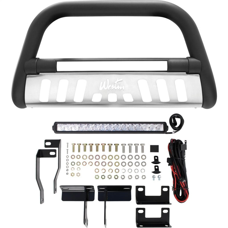 Westin 2009-2018 Dodge/Ram 1500 (Excl. Rebel model) Ultimate LED Bull Bar - Textured Black