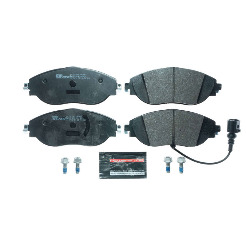 Power Stop 18-20 Volkswagen Tiguan Euro-Stop ECE-R90 Front Brake Pads