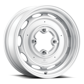 Mobelwagen MW-430S Interceptor 15x4.5in / 4x130 BP / 25mm Offset / 85.85mm Bore - Silver Wheel