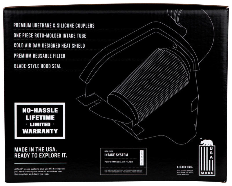 Airaid 06-10 Charger / 05-08 Magnum 5.7/6.1L Hemi CAD Intake System w/ Tube (Dry / Red Media)