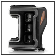 Load image into Gallery viewer, Spyder 17-19 Ford F-250/F-350/F-450 High-Power LED Headlights - Black (PRO-YD-FS17LEDAP-SEQSBGR-BK)