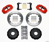 Wilwood Narrow Superlite 6R Front Hat Kit 12.88in Red 88-93 Corvette C4