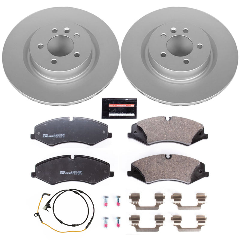 Power Stop 2017 Land Rover Discovery Front Euro-Stop Brake Kit