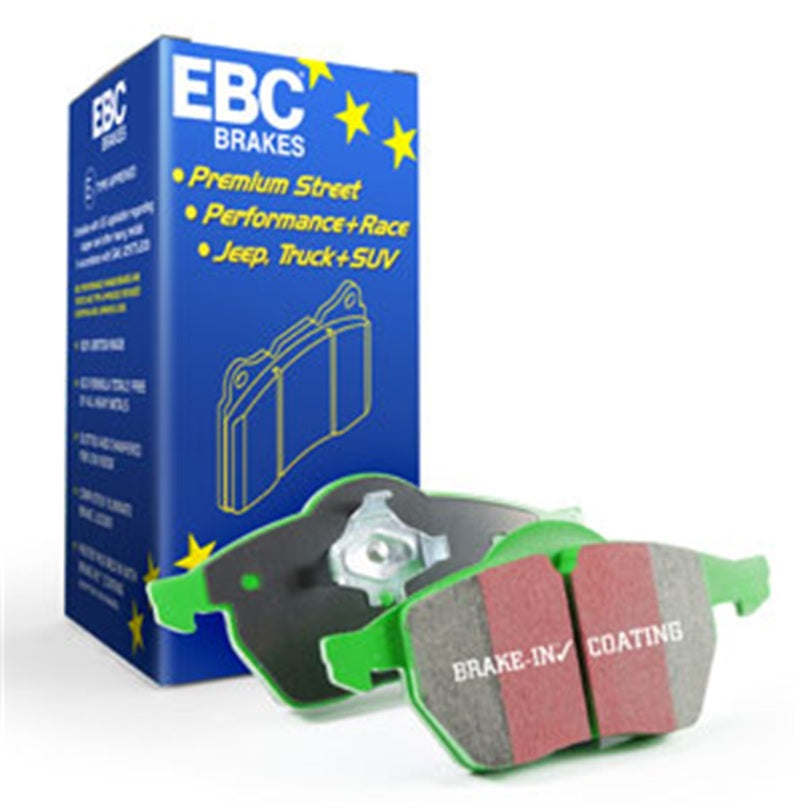 EBC 00 Volkswagen Eurovan 2.8 (ATE) with Wear Leads Greenstuff Rear Brake Pads