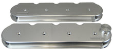 Load image into Gallery viewer, Moroso Chevrolet Small Block Valve Cover - 1 Cover w/2 Breathers - No Logo - Polished Alum - Pair