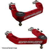 Camburg Toyota 22-23 Landcruiser 300 / 22-23 LX600 KINETIK V2 Perf Billet Uniball Upper Arms (Red)