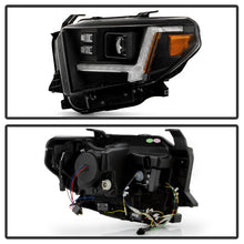 Load image into Gallery viewer, Spyder Signature 14-21 Toyota Tundra SR/SR5 Projector Headlights - Black (PRO-YD-TTU14V2SI-SBSEQ-BK)