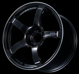 Advan TC4 16x7.0 +44 5x114.3 Black Gunmetallic and Ring Wheel