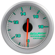 Load image into Gallery viewer, Autometer Airdrive 2-1/6in Wideband Air / Fuel Gauge 10:1-17:1 ARF Range - Silver