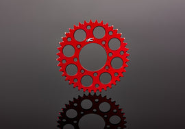 Renthal 2019 GasGAs TXE Rear Grooved Sprocket - Red 520-40P Teeth
