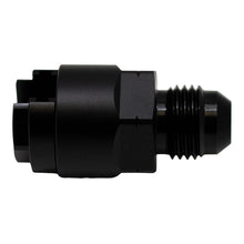 Load image into Gallery viewer, DeatschWerks 6AN Male Flare to 1/4in Female EFI Quick Connect Adapter - Anodized Matte Black