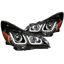 Load image into Gallery viewer, ANZO 2010-2014 Subaru Outback Projector Headlights w/ U-Bar Black