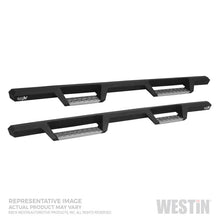 Load image into Gallery viewer, Westin 2019 Chevrolet Silverado/Sierra 1500 Crew Cab Drop Nerf Step Bars - Textured Black