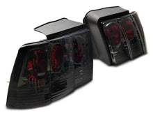 Load image into Gallery viewer, Raxiom 99-04 Ford Mustang Axial Series Altezza Style Tail Lights- Blk Housing (Smoked Lens)