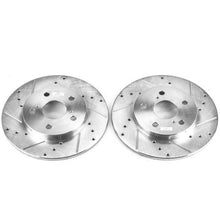 Load image into Gallery viewer, Power Stop 09-10 Pontiac Vibe Rear Evolution Drilled &amp; Slotted Rotors - Pair