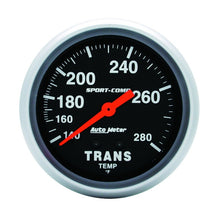 Load image into Gallery viewer, Autometer Sport-Comp 2-5/8in 140-280 Degrees (F) Mechanical Transmission Temp Gauge