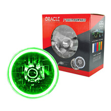 Load image into Gallery viewer, Oracle Pre-Installed Lights 7 IN. Sealed Beam - Green Halo