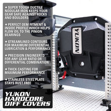 Load image into Gallery viewer, Yukon Hardcore Nodular Iron Cover for Rear GM 8.6in w/8mm Cover Bolts