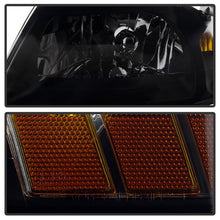 Load image into Gallery viewer, Xtune Ford MUStang 99-04 OEM Amber Headlights Black Smoked HD-JH-FM99-AM-BSM