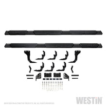 Load image into Gallery viewer, Westin 2019 Chevrolet Silverado/Sierra 1500 Crew Cab (5.5ft) R5 Modular Nerf Step Bars - Black