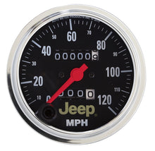 Load image into Gallery viewer, Autometer Jeep 85.7mm In-Dash 120 MPH Mechanical Speedometer Gauge