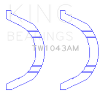 Load image into Gallery viewer, King Engine Bearings Nissan HR15 / 16DE Thrust Washer Set