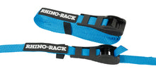 Load image into Gallery viewer, Rhino-Rack Rapid Tie Down Straps w/Buckle Protector - 4.5m/15ft - Pair - Red