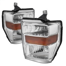 Load image into Gallery viewer, Xtune Ford F250/350/450 Super Duty 08-10 OEM Headlights Chrome HD-JH-FS08-AM-C