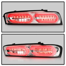 Load image into Gallery viewer, Spyder Chevy Camaro 16-18 (Do Not Fit Halogen Model) LED Tail Lights Chrome ALT-YD-CCAM16LED-SEQ-C