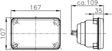 Load image into Gallery viewer, Hella Module 164 x 103mm H4 12V ECE Universal Lamp