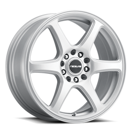 Raceline 146S Matrix 18x8in / 5x112/5x120 BP / 40mm Offset / 74.1mm Bore - Gloss Silver Wheel