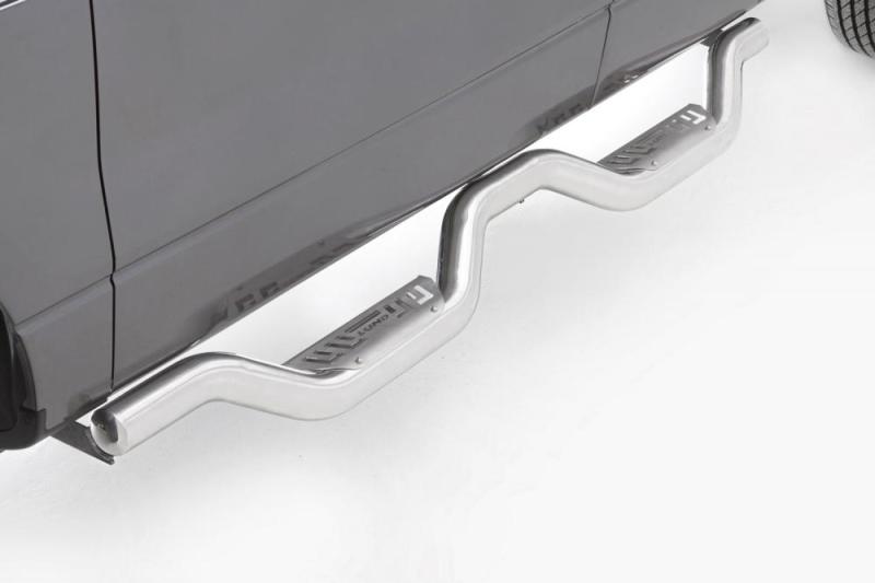 Lund 07-14 Chevy Silverado 2500 Ext. Cab Latitude Nerf Bars - Polished