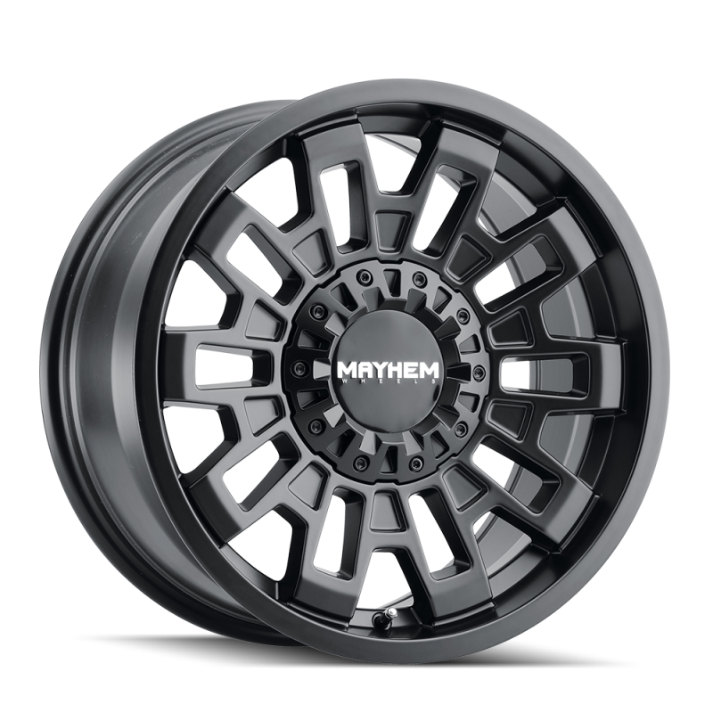 Mayhem 8113 Cortex 20x9 / 5x139.7 BP / 0mm Offset / 110mm Hub Matte Black Wheel