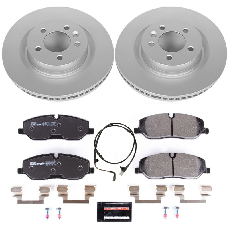 Power Stop 06-09 Land Rover Range Rover Sport Front Euro-Stop Brake Kit