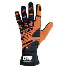 Load image into Gallery viewer, OMP KS-3 Gloves Orange/Black - Size 4 (For Children)