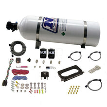 Load image into Gallery viewer, Nitrous Express 96-04 Ford Mustang Cobra/Mach 1 4 Valve Nitrous Kit (50-300HP) w/15lb Bottle