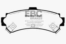 Load image into Gallery viewer, EBC 95-97 Nissan Sentra 1.6 Redstuff Rear Brake Pads